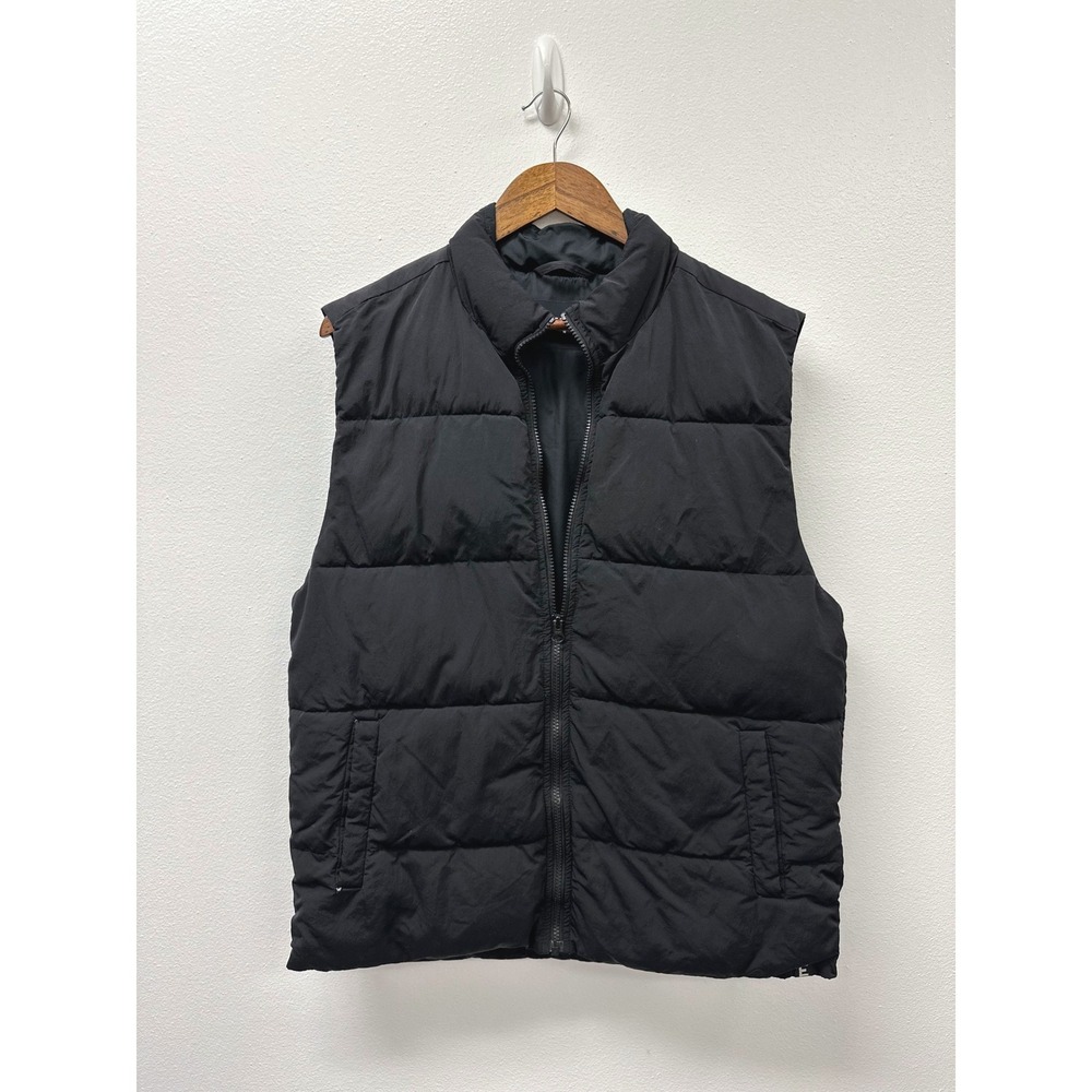 Everlane Zip Puffer Vest Black M